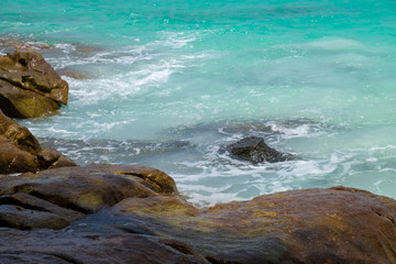 Sea view in a relax mood on a holiday in Koh Tachai, Phangnga , Thailand