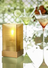 Cozy table lights for the garden party