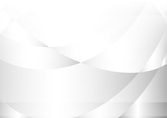 White and gray background vector wave lines wavy