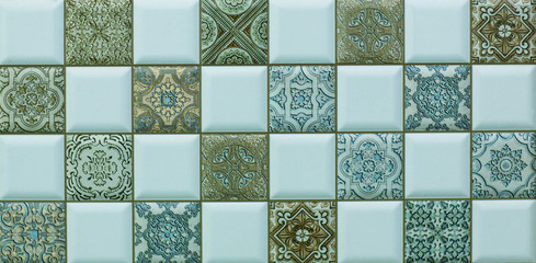 abstract mosaic texture tiles