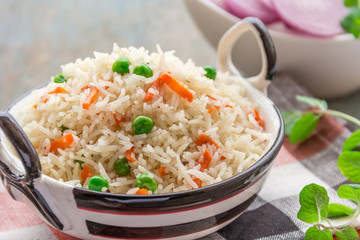 Indian Rice Dish / Pilaf Close Up Image.