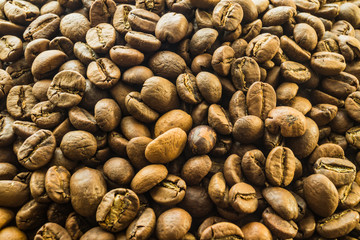 Many coffee beans