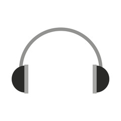 headset audio device isolated icon vector illustration design