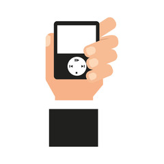 music player mp3 icon vector illustration design