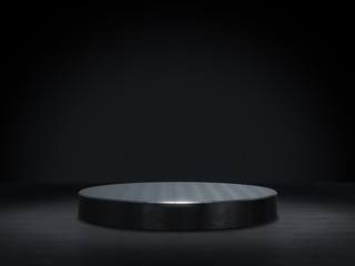 Product showcase spotlight background.3D rendering
