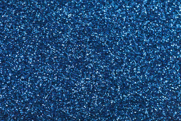 blue sparkles close up