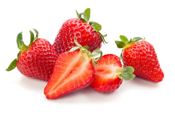 Fresh ripe strawberries.