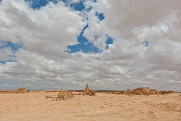 zerst&ouml;rte alte Stadt in Syrien