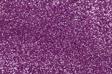 purple sparkles close up