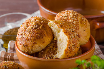 Homemade cheese buns