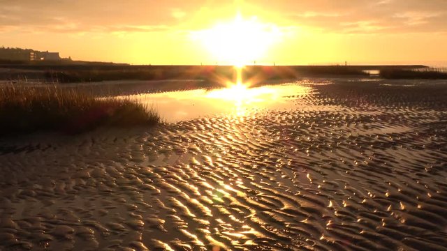 Wattenmeer, &Ouml;kosystem Watt, Nationalpark, Rippelmarken, 4k