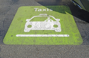 emplacement pour taxi