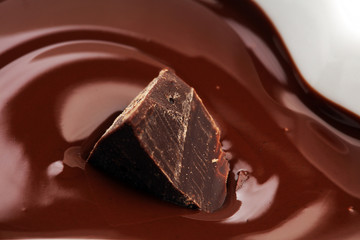 Melting chocolate / melted chocolate/ chocolate swirl/ stack/ chips and powder