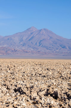 Salt Flat Of Atacama, Los Flamencos National Reserve, Chile