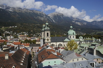 Naklejka na ściany i meble Dom in Innsbruck