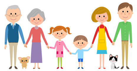 三世代家族 ファミリー