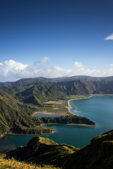 Lagoa do Fogo, a lake in Sao Miguel, Azores Islands, Portugal