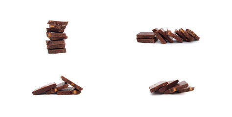 chocolate Isolated on white background