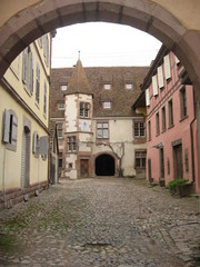 Rural German Town Alsace-Lorraine