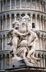 Fototapeta na wymiar Cherub Statue in Pisa