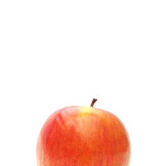 apples isolated on white background. mock up.