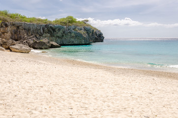 Grand Knip Beach in Curacao at the Dutch Antilles