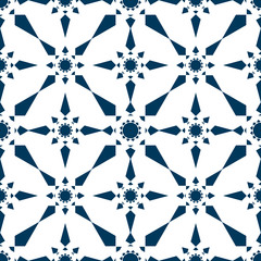 Seamless pattern with stylized Wind Roze. Simple geometric background. Vintage texture. Can be used as wallpaper, background or texture in retro style © Elizaveta