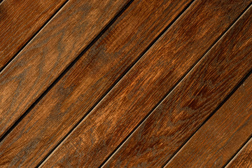 Obraz premium Wooden background. Wooden boards are placed diagonally