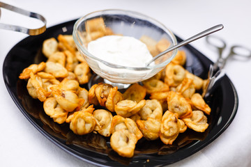 Uzbek fried dumplings