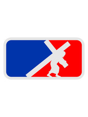 Obraz premium Crucifixion, drag, heavy, last, jesus, god, condemned, logo, design