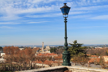Fototapeta na wymiar Vue panoramique sur Montpellier, France