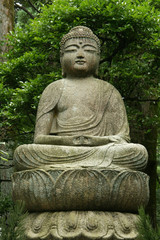 Buddha statue - Ryoan Ji, Kyoto, Japan