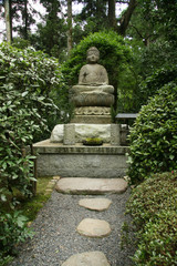 Buddha statue - Ryoan Ji, Kyoto, Japan