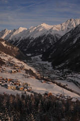 Austria: Der Wintersportort Sölden im Tirol 