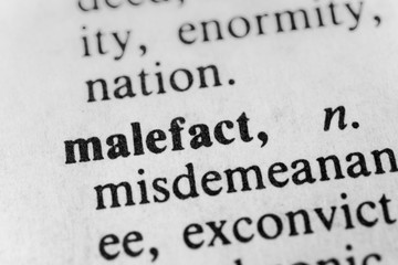 Obraz premium Malefact