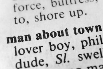 Fototapeta premium Man about town