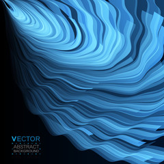 Vector background. Abstract bright lines. Smooth texture
