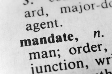 Obraz premium Mandate