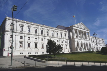 Fototapeta na wymiar Monument - Praça Dom Pedro IV - Lisbon - Portugal