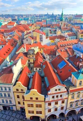 Fototapeten Blick auf Prag vom Rathausturm © aterrom