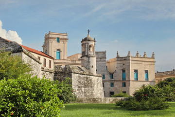 Fototapeta na wymiar Havana, Cuba: Castillo de la Real Fuerza (