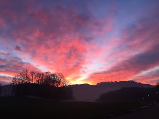 Naklejka premium Magnifique ciel