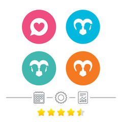 Couple love icon. Lesbian and Gay lovers signs.