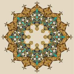 Islamic ornamentation,Turkish decoration,vintage old Arabian background 