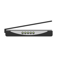 Wi-fi modem router isolated