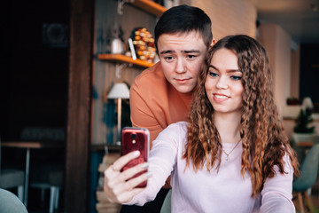 Couple having romantic dinner