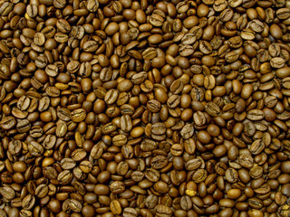 Brown coffee, background texture, close-up. Coffee Bean for background