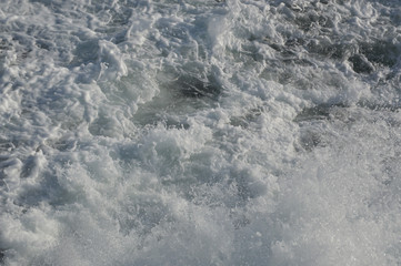 choppy white water close up background texture