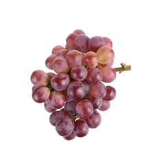 red grape isolated on white