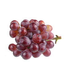 red grape isolated on white